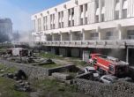 Пожар избухна под Централна поща в Пловдив
