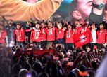 Грузинците празнуват класирането си на Европейско първенство