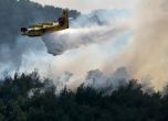 Голям горски пожар изпепелява остров Крит