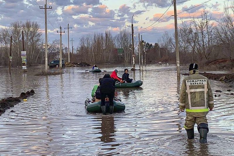 Наводнение в  Русия 