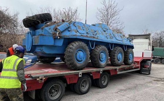Украйна модернизира подарените български БТР-и. Скоро ги праща на фронта