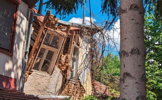 Съборената къща на Димитър Талев в Прилеп