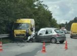 Челна катастрофа между камион и кола на пътя Плевен – Ловеч