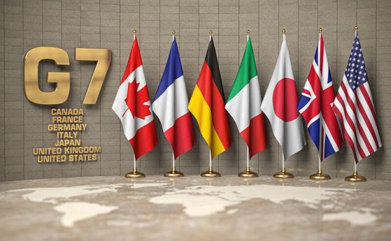 Знамената на страните от Г-7