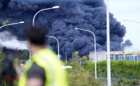 Пожар на летището в Брюксел