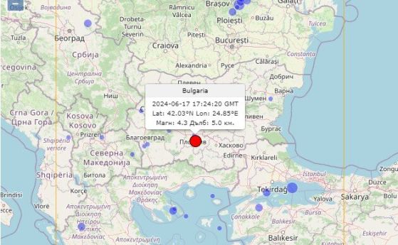 Земетресението край Пловдив 