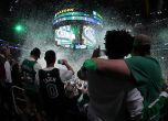 Празненството на феновете на Бостън след победата