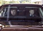 Ким и Путин в новата бронирана лимузина.