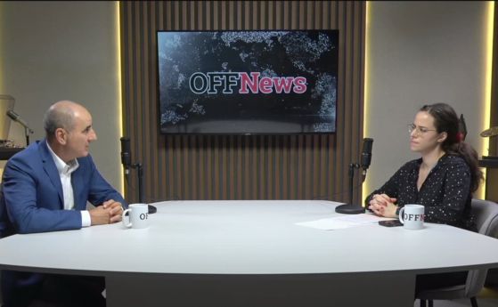 Бившият вътрешен министър Цветан Цветанов и журналистката Ружа Райчева в подкаста на OFFNews