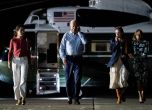 Американският президент Джо Байдън пристига със семейството си в Кемп Дейвид