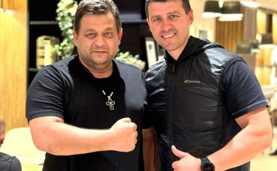 Шефът на парламетнарната група на Величие Николай Марков заедно с Ивелин Михайлов