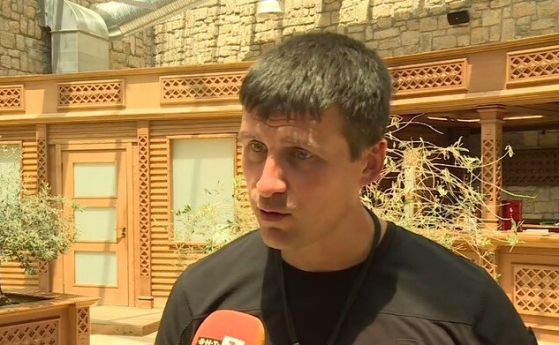 Ивелин Михайлов дава интервю за БНТ