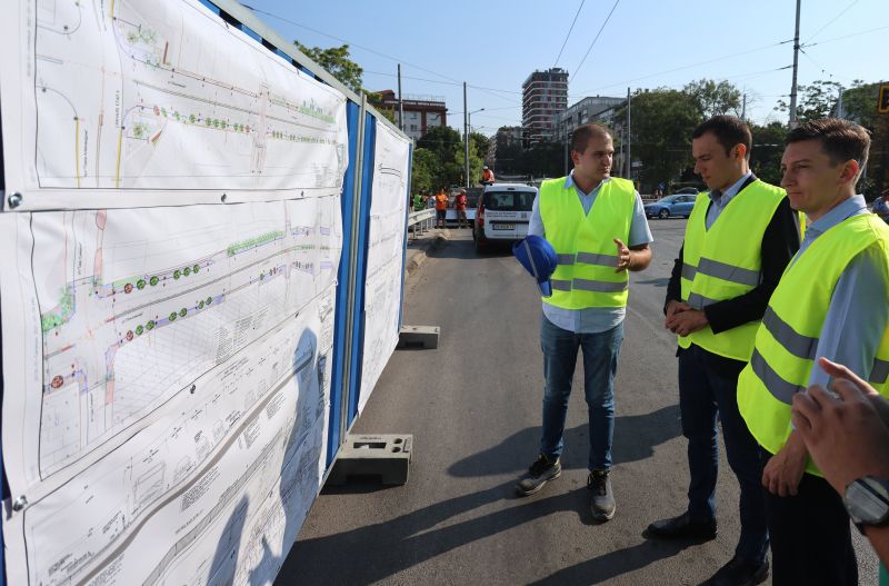 Ремонтът на Опълченска започна