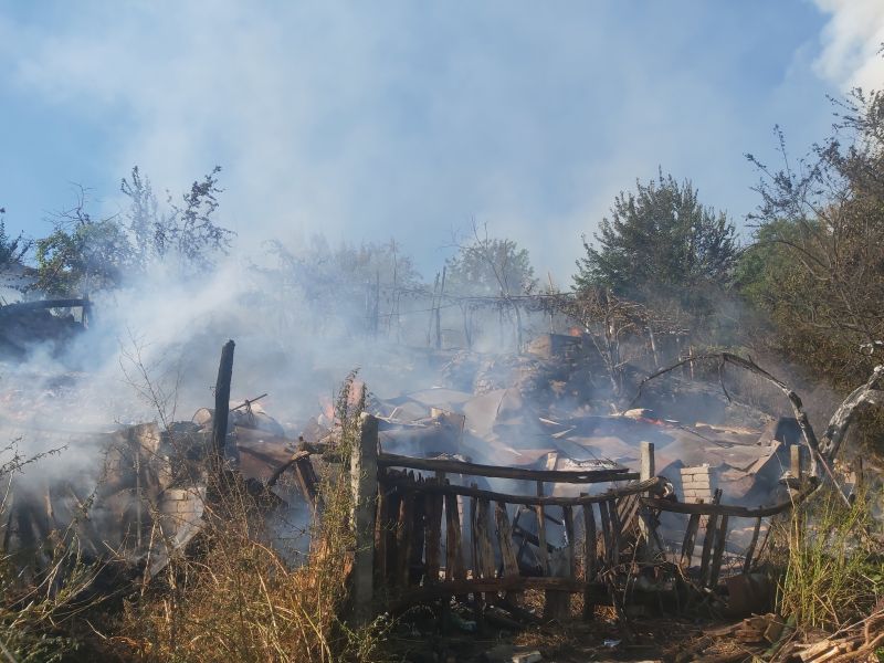 Пожарът край село Сенокос