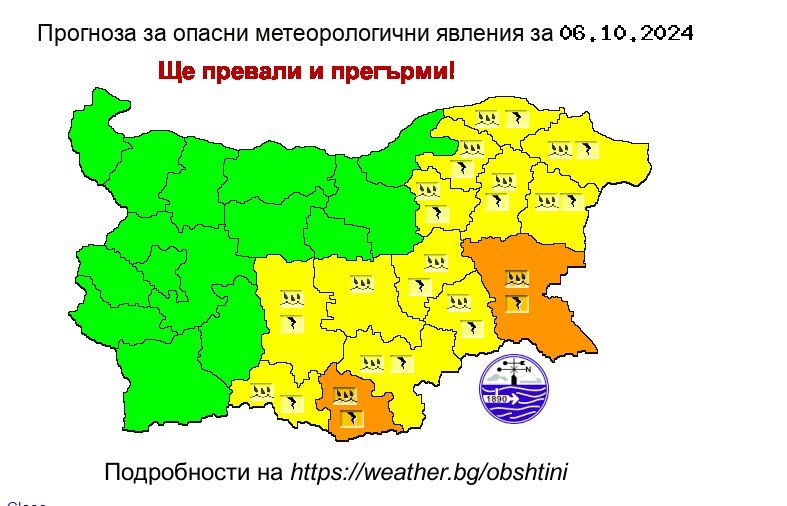 прогнозата 