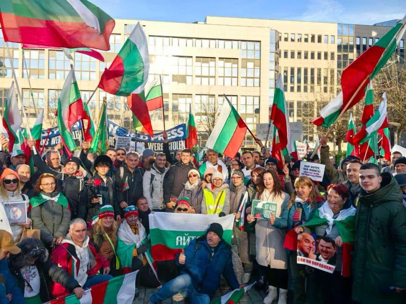Величие протестираха в Брюксел