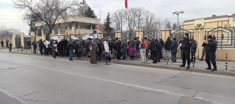 Протест на ПП в защита на Лъчезар Ставрев