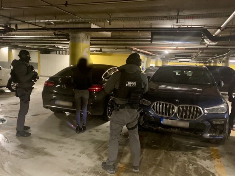 Една от задържаните 