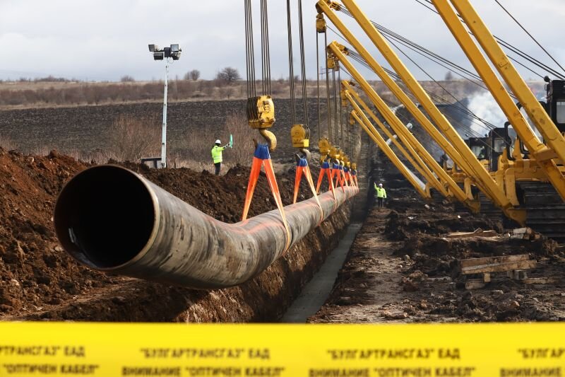 Междусистемната газова връзка към Сърбия