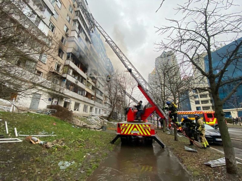 След поредната бомбардировка на руските окупатори