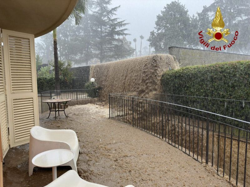 Пороен дъжд в Сицилия