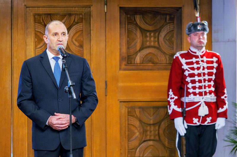 Президентът Румен Радев говори