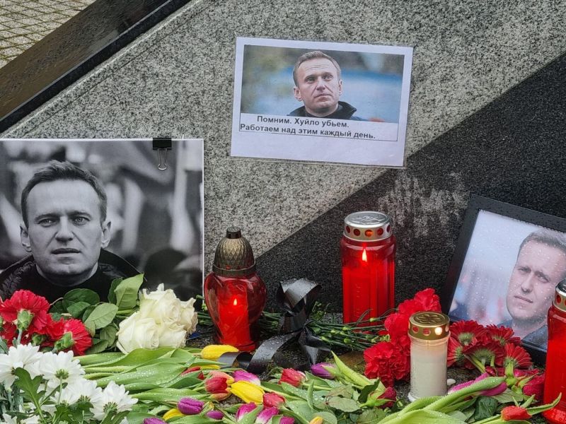 Възпоменателен митинг по повод година от смъртта на Алексей Навални