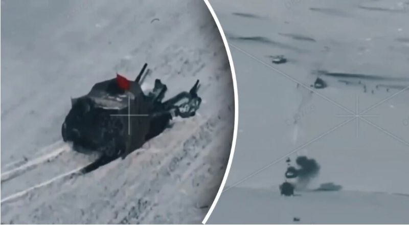 разбитата танкова колона