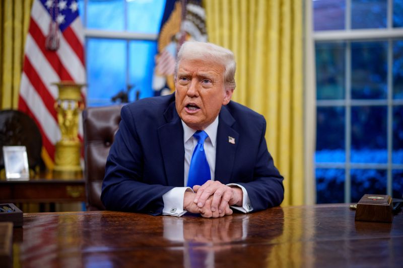 Президентът на САЩ Доналд Тръмп 