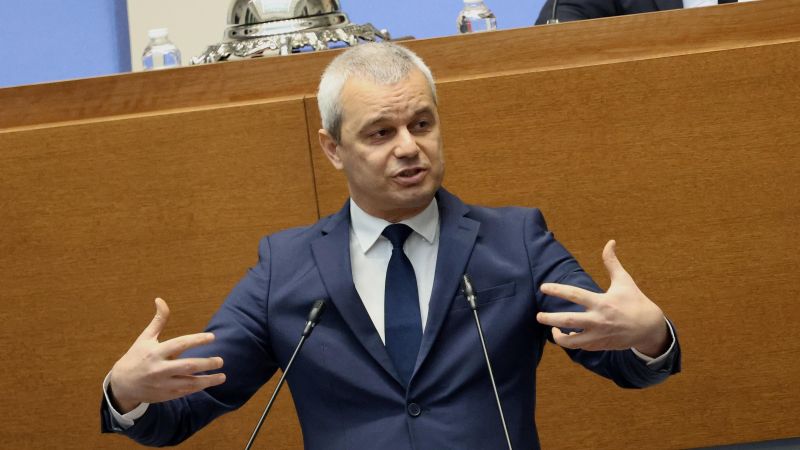 Костадин Костадинов в парламента 