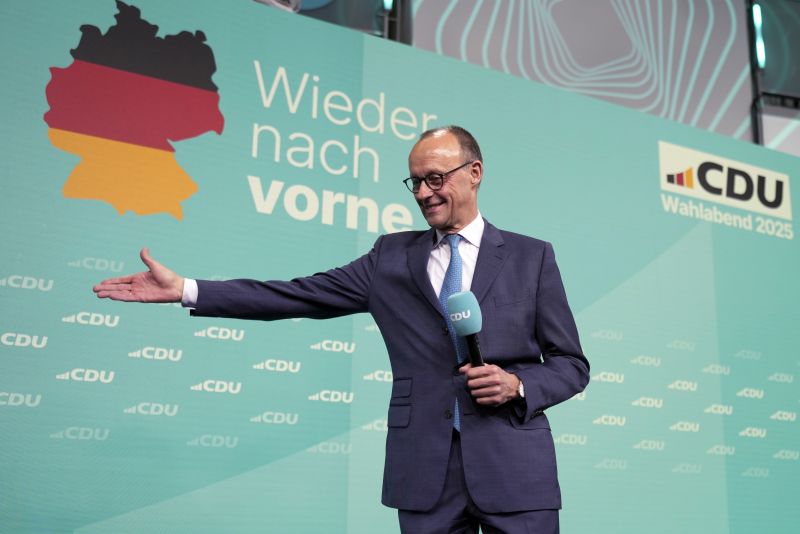Лидерът на ХДС Фридрих Мерц