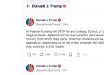 Постът в Truth Social