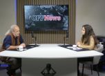 Евгений Дайнов и Ружа Райчева в студиото на OFFNews