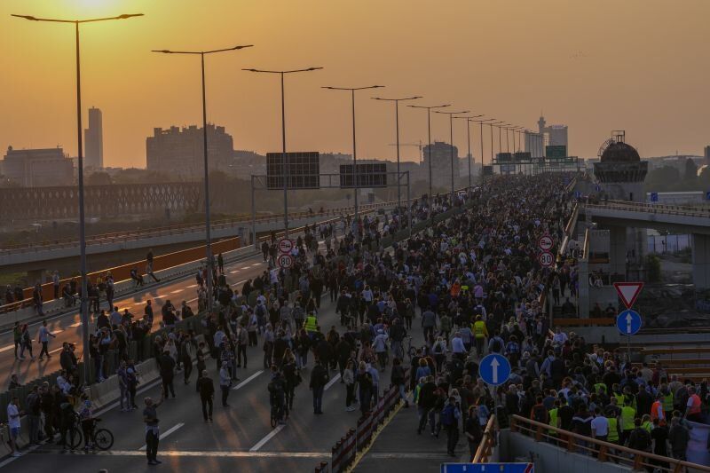 Протест в Сърбия