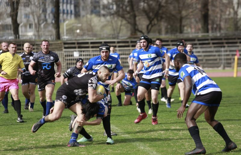 НСА спечели срещу ''Валяците'' с 45:43 в дербито по ръгби (снимки)