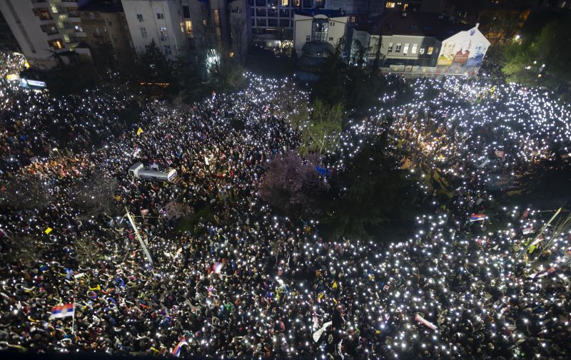 Протест в Сърбия