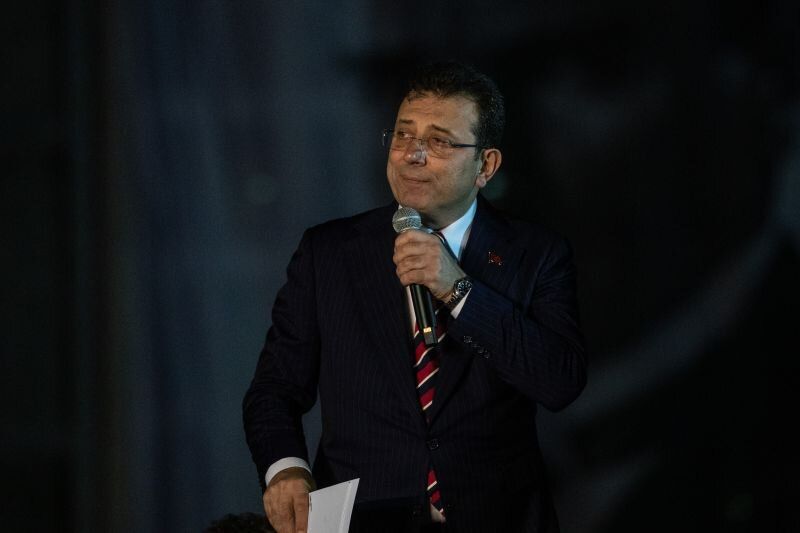 Кметът на Истанбул Екрем Имамоглу 