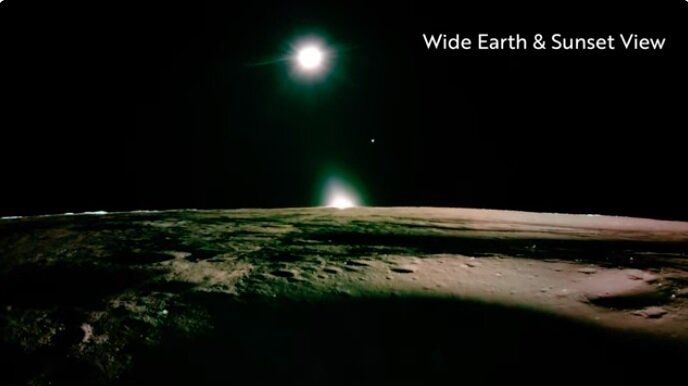 Залез на Луната