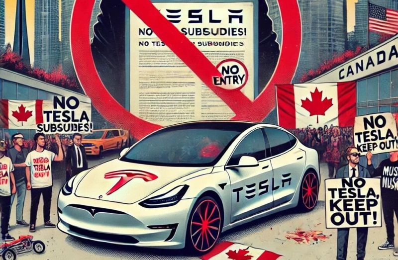 Канада не иска Tesla