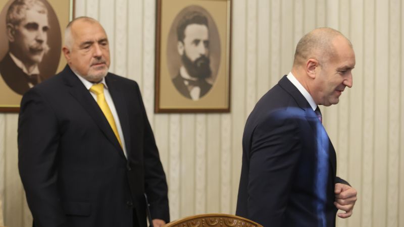 Бойко Борисов и Румен Радев на Дондуков 2, архив