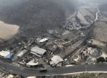 Опустошено от пожарите в Южна Корея селище, 27 март 2025 година.