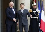Ливанския президент Джоузеф Аун с френския президент Еманюел Макрон 