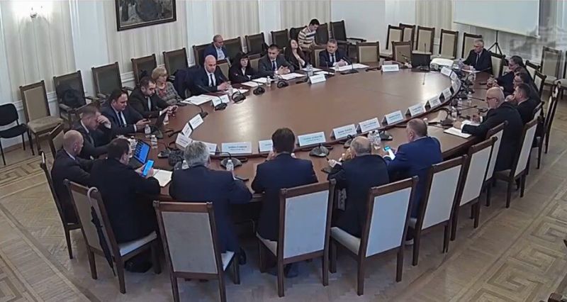 Заседание на парламентарната комисия по вътрешна сигурност и обществен ред в НС