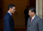 Президентът на Китай Си Дзинпин и министър-председателя на Испания Педро Санчес