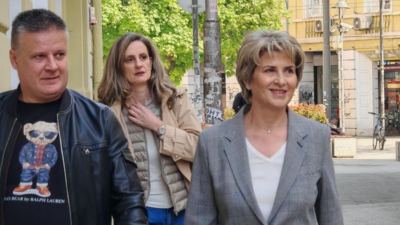 Весела Лечева преди срещата с Костадинова