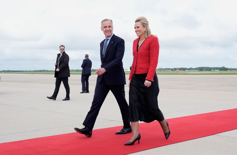 Канадският премиер Марк Карни пристига във Вашингтон