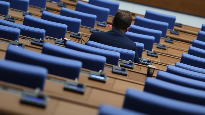 Сам депутат в пленарната зала