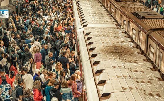 Метрото по време на стачка