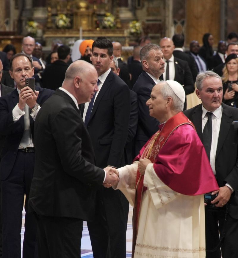 Желязков при папа Лъв XIV във Ватикана