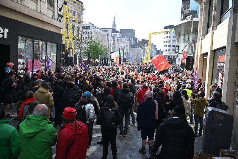 Протест с Брюксел 